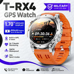 ساعة ذكية T-RX4 Ultra GPS جديدة لعام للرجال،