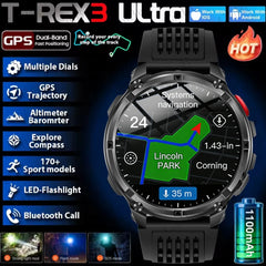 جديد T-Rex3 Pro 1100mAh بطارية ساعة ذكية GPS