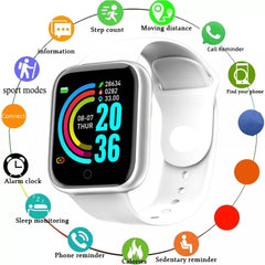 Smartwatch الرجال النساء ساعات المعصم ساعة ذكية رسالة