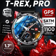 ساعة ذكية جديدة T-Rex3 Pro لعام ببطارية 1100