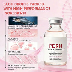 سيروم PDRN للوجه للعناية بالبشرة للترطيب وتعزيز الكولاجين وإصلاح الحاجز وتفتيح البشرة للاستخدام اليومي وتوحيد لون البشرة